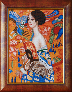 Lady with a fan